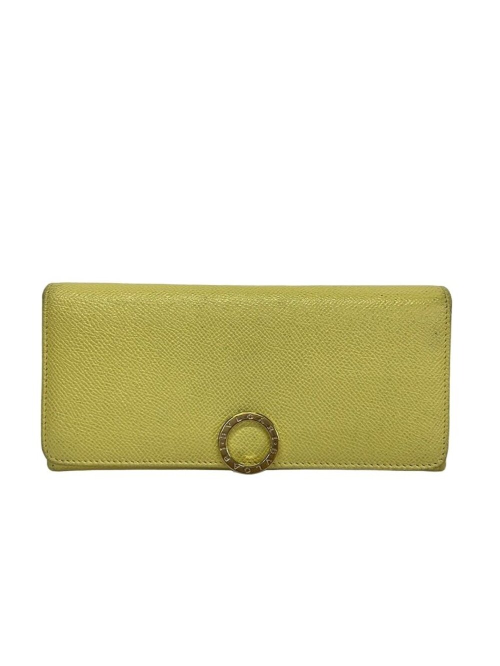 Bvlgari Wallet Light Yellow Leather